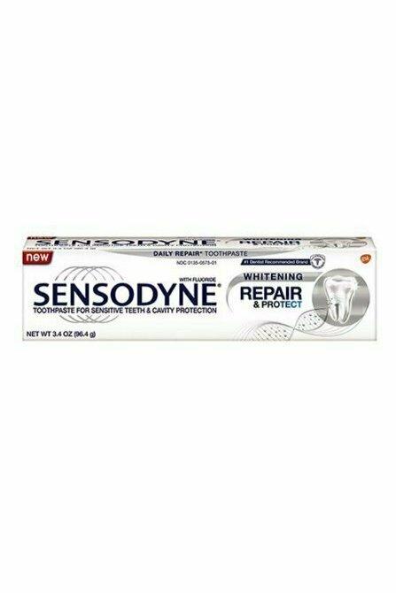 Sensodyne Repair And Protect Whitening Toothpaste For Sensitive Teeth - 3.4 Oz
