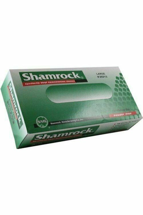 Shamrock 20213 Powder Free Clear Vinyl Large Examination Gloves