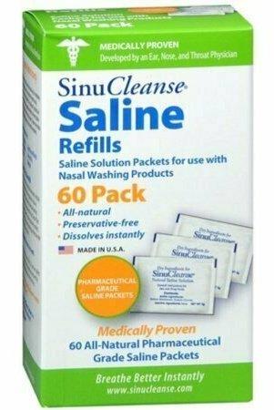 SinuCleanse Saline Refills 60 Packets