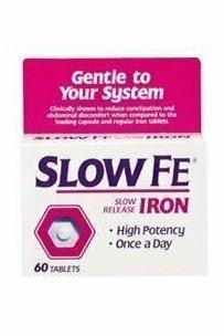 Slow Fe Slow Release Iron, Tablets, 60 each