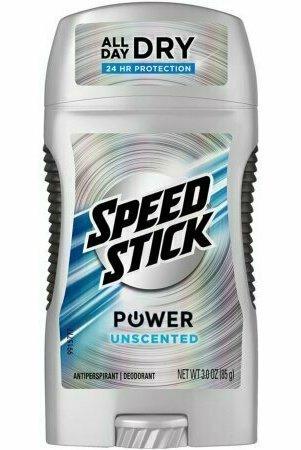 Speed Stick Power Anti-Perspirant Deodorant, Unscented 3 oz