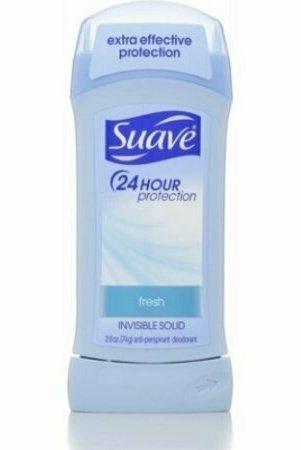 Suave 24 Hour Protection Anti-Perspirant Deodorant Invisible Solid Fresh 2.60 oz