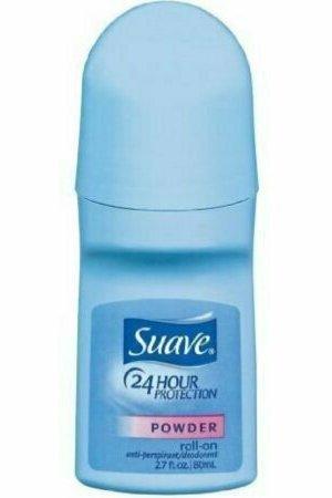 Suave 24 Hour Protection Anti-Perspirant Deodorant Roll-On Powder 2.70 oz