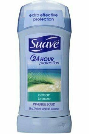Suave Naturals Anti-Perspirant Deodorant Invisible Solid Ocean Breeze 2.60 oz