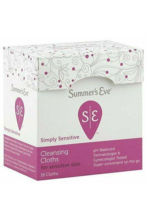 Summer's Eve Cleansing Cloth Simply Sensitive, 16 Count