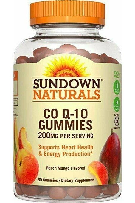 Sundown Naturals Co Q-10 200 mg, 50 Gummies