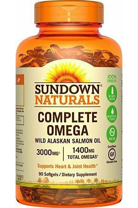 Sundown Naturals Complete Omega 1400 mg, 90 Softgels