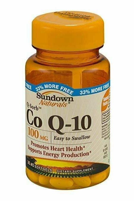 Sundown Naturals Dietary Supplement Co Q-10 100mg - 40 Softgels
