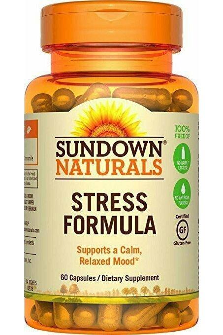 Sundown Naturals L-Theanine Stress Formula, 60 Capsules