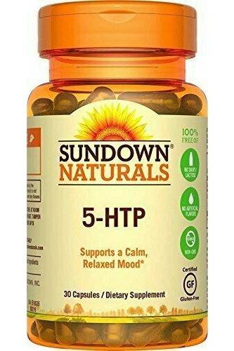 Sundown Naturals Maximum Strength 5-HTP 200 mg, 30 Capsules
