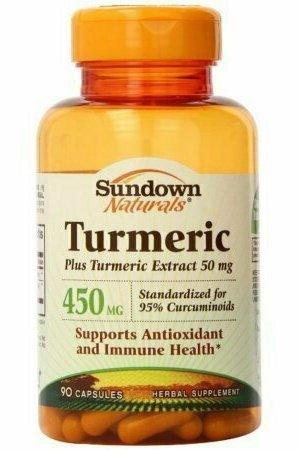 Sundown Naturals Turmeric 450 mg Capsules 90 each