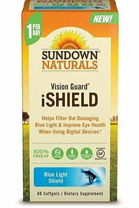 Sundown Naturals Vision Guard Ishield Softgels, 60 Count