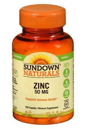 Sundown Naturals Zinc, 50mg