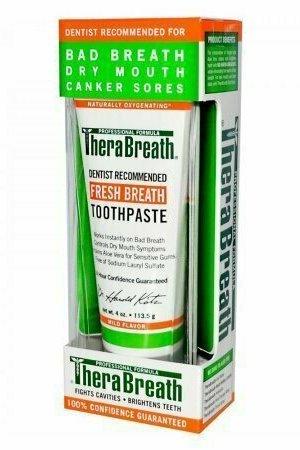 Therabreath Oxygenating Fluoride Toothpaste With Aloe Vera - 4 Oz