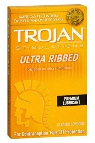 TROJAN Simulations Lubricated Latex Condoms 12 Each