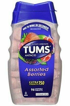 TUMS Ultra 1000 Tablets Assorted Berries 72 Tablets Each