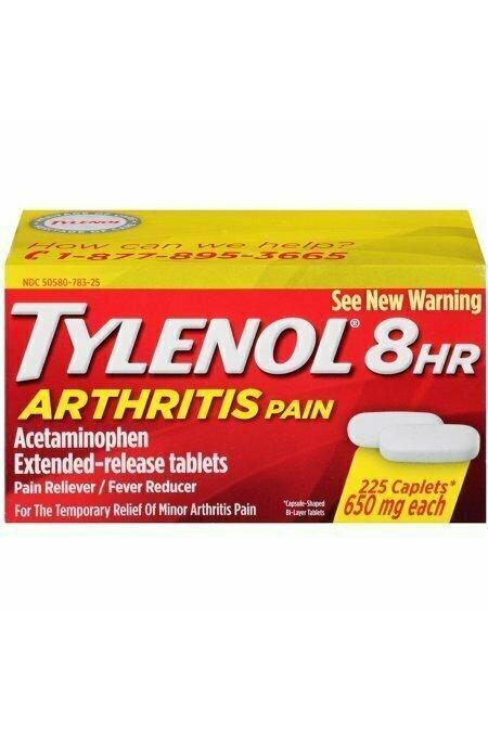 TYLENOL 8 HR Arthritis Pain Extended Release 650 mg Caplets 225 each