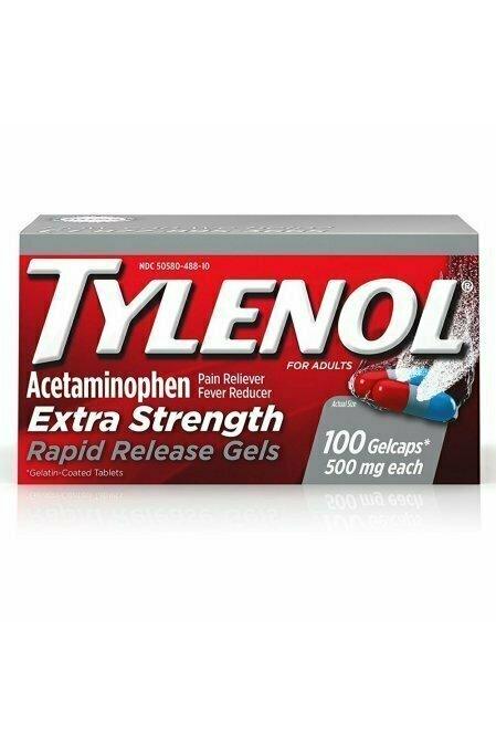 TYLENOL Extra Strength Rapid Release Gelcaps 500mg 100 each