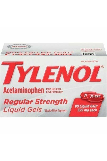 TYLENOL Regular Strength Liquid Gels 90 each