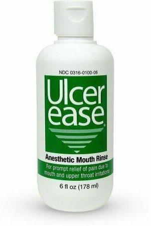 Ulcer Ease Medicated Mouth Rinse 6 oz