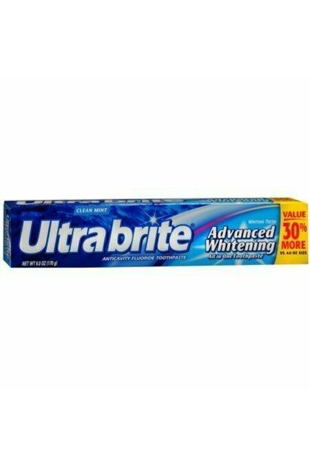 Ultra Brite Advanced Whitening Toothpaste Clean Mint 6 oz