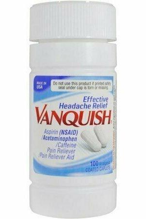Vanquish Headache Relief with Caffeine Caplets 100 each
