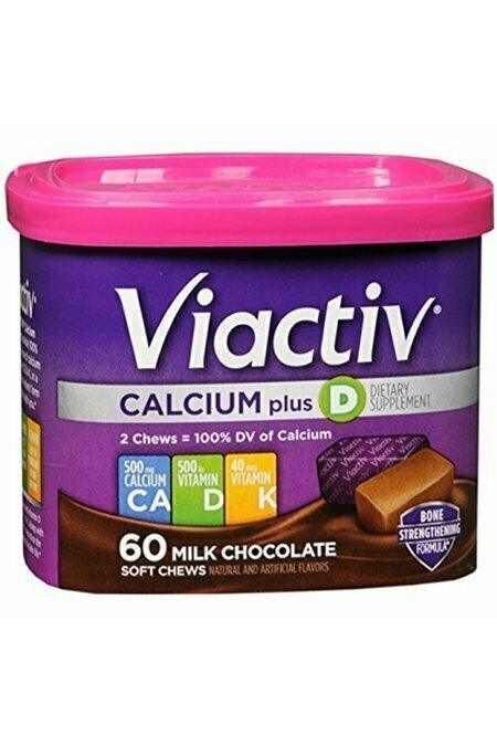Viactiv Calcium Chocolate Chew Size 60ct