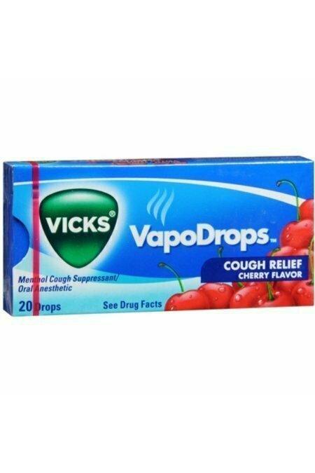 Vicks VapoDrops Cherry Flavor 20 Each