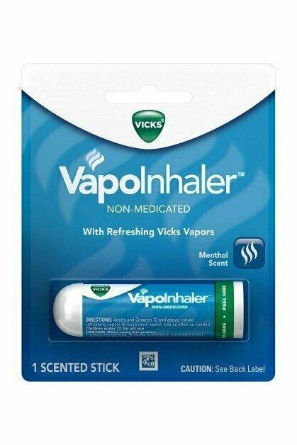 Vicks VapoInhaler, Non-Medicated, Menthol Vapor .007 oz