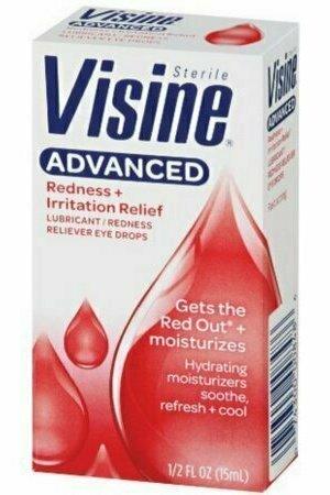 Visine Advanced Redness Relief Eye Drops 0.50 oz
