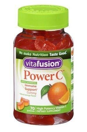 Vitafusion Power C, Immune Support, Adult Vitamins, Gummies Absolutely Orange