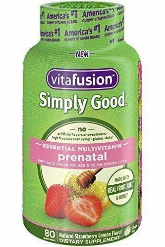 Vitafusion Simply Good Prenatal Essential Multivitamin, 80 Count