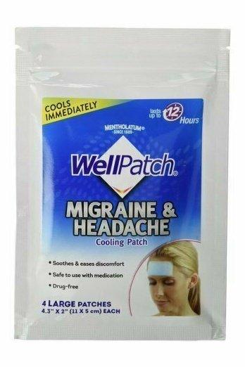 WellPatch Migraine & Headache Cooling Patch 4 each