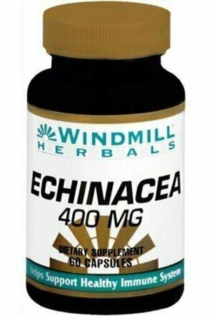 Windmill Herbals Echinacea 400 mg 60 Capsules