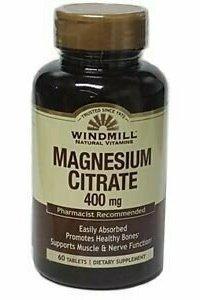 Windmill Natural Vitamins Magnesium Citrate 400mg 60 Tablets