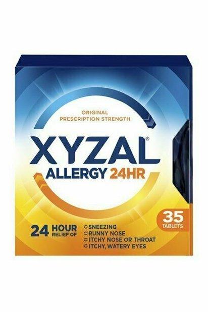 Xyzal Allergy 24 Hour Relief Of Tablets, 35 Each