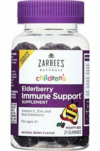 Zarbee's Naturals Children's ElderberryBerry Flavor, 21 Gummies