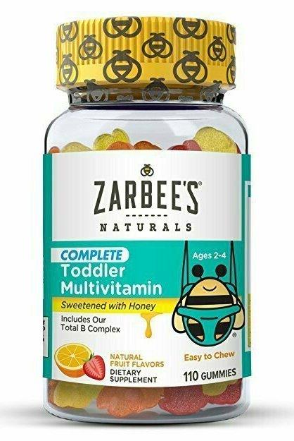 Zarbee's Naturals Toddler Complete Multivitamin Gummies 110 Gummies