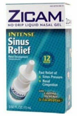 Zicam Intense Sinus Relief Liquid Nasal Gel 0.50 oz