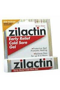 Zilactin Cold Sore Gel, Medicated Gel - 0.25 Oz