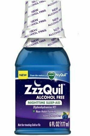ZzzQuil Alcohol Free Nighttime Sleep Aid, Soothing Mango Berry 6 oz